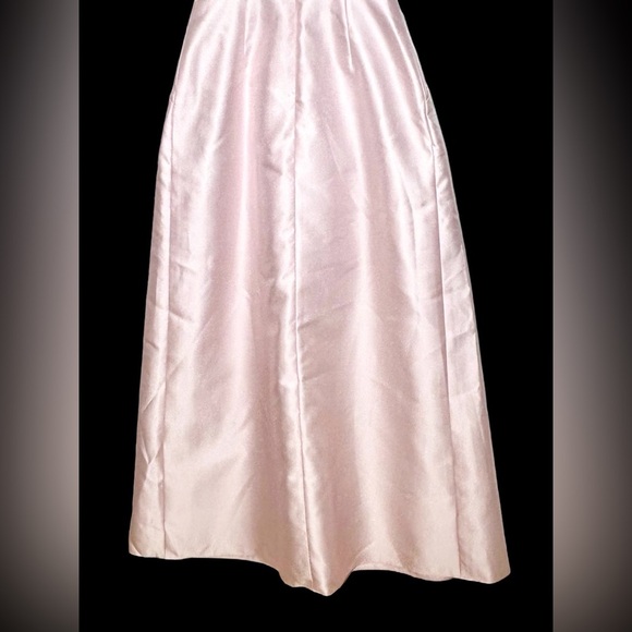 NWT Alfred Sung D767 Pink Cap Sleeve Pleated Skirt Dress with Pockets, Size 6R - Picture 9 of 15